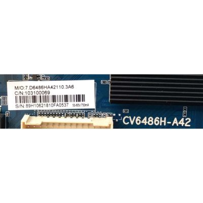 MAIN FUENTE (COMBO) ELEMENT / NUMERO DE PARTE 103100069 / CV6486H-A42 / 7.D6486HA42110.3A6 / 106218 / CV6486H_A42_11_171117 / B83D4E0F47E8 / E18147-1-SY / PANEL T395TGA4BFT / MODELO E2SW3918 - Imagen 2